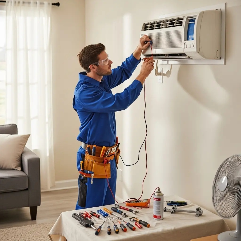Kırkağaç Eminçelik Eminçelik klima gaz dolumu ve bakım – Enerji verimliliği artırıldı. - Teknik servis örneği